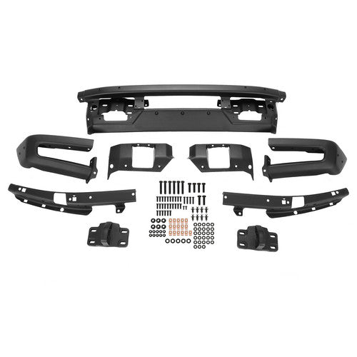 MR.GOP-For Ford Bronco 2021 2022 2023 Front Bumper W/D-ring Mounts Steel Offroad