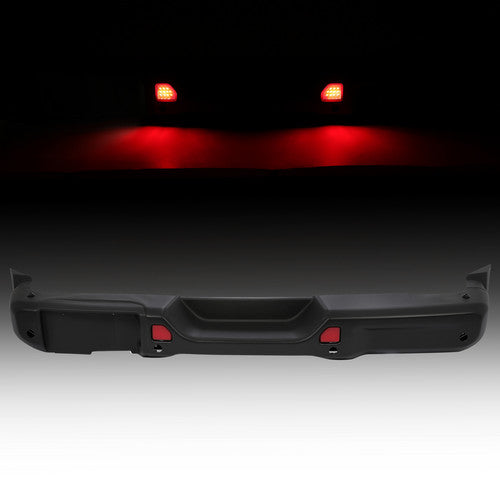 MR.GOP-For Jeep Wrangler JL 2018-2023 19 20 21 Steel Rear Bumper Diffuser Spoiler Board