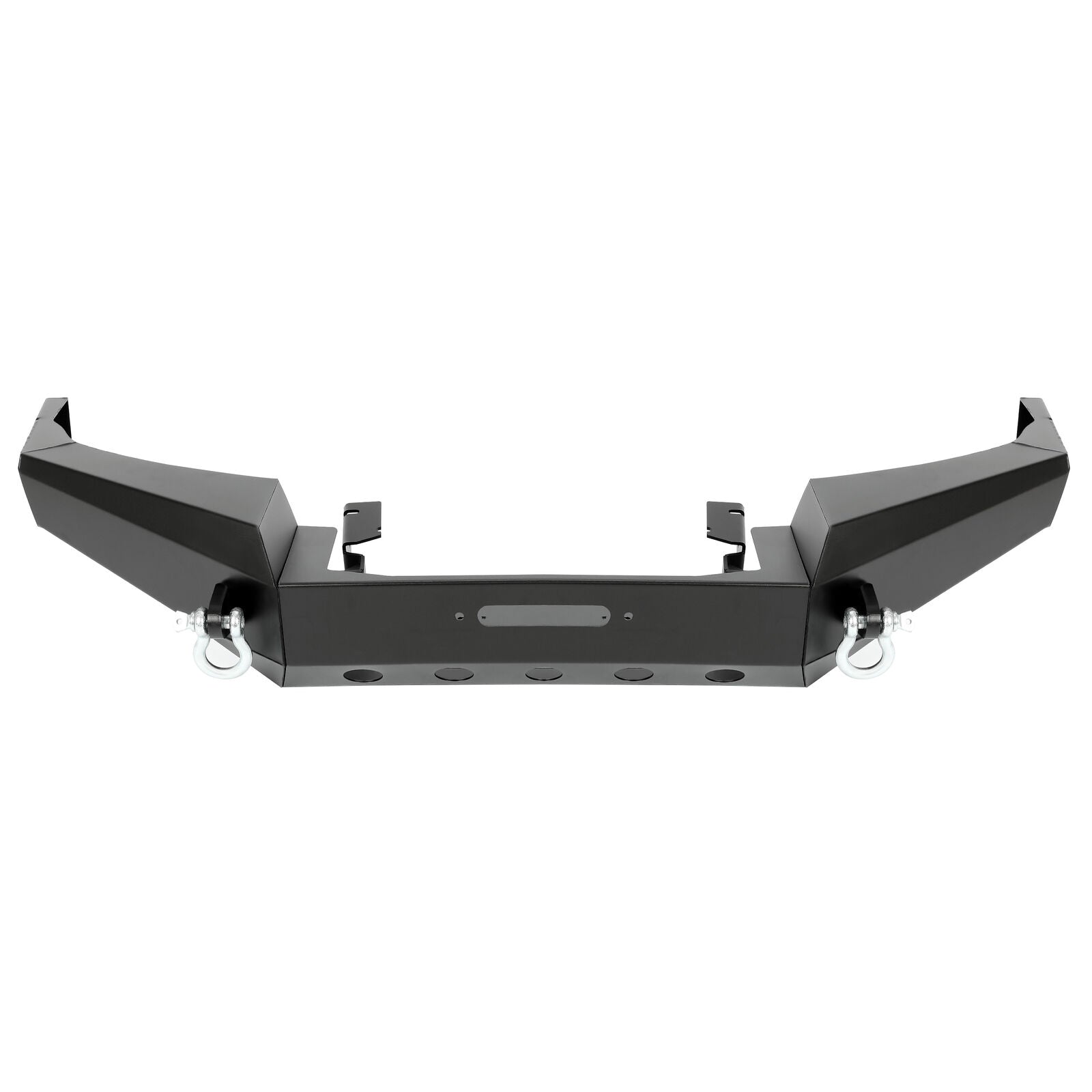 MR.GOP-For 1999-2004 Jeep Grand Cherokee WJ Steel Black Front Bumper w/ D-Rings