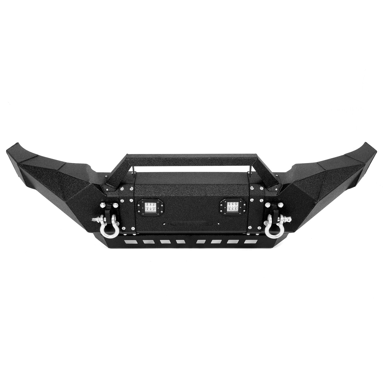 MR.GOP-Front Bumper Pickup For Tacoma 2005-2015 w/ LED Lights + Winch Plate + D-Rings