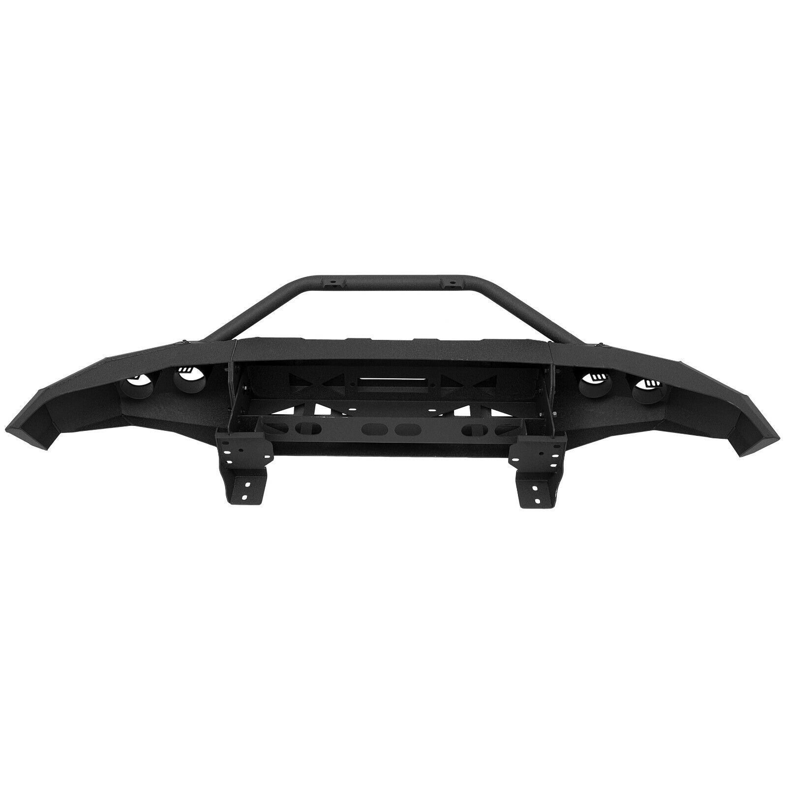 MR.GOP-For 2014-2020 Toyota Tundra 3-Piece Design Black Steel Front Bumper Powder Coat