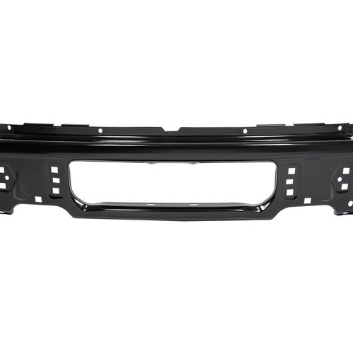 MR.GOP-Front Black Steel Bumper Face Bar For Ford F150 2009-2014 w/ Fog Light Hole
